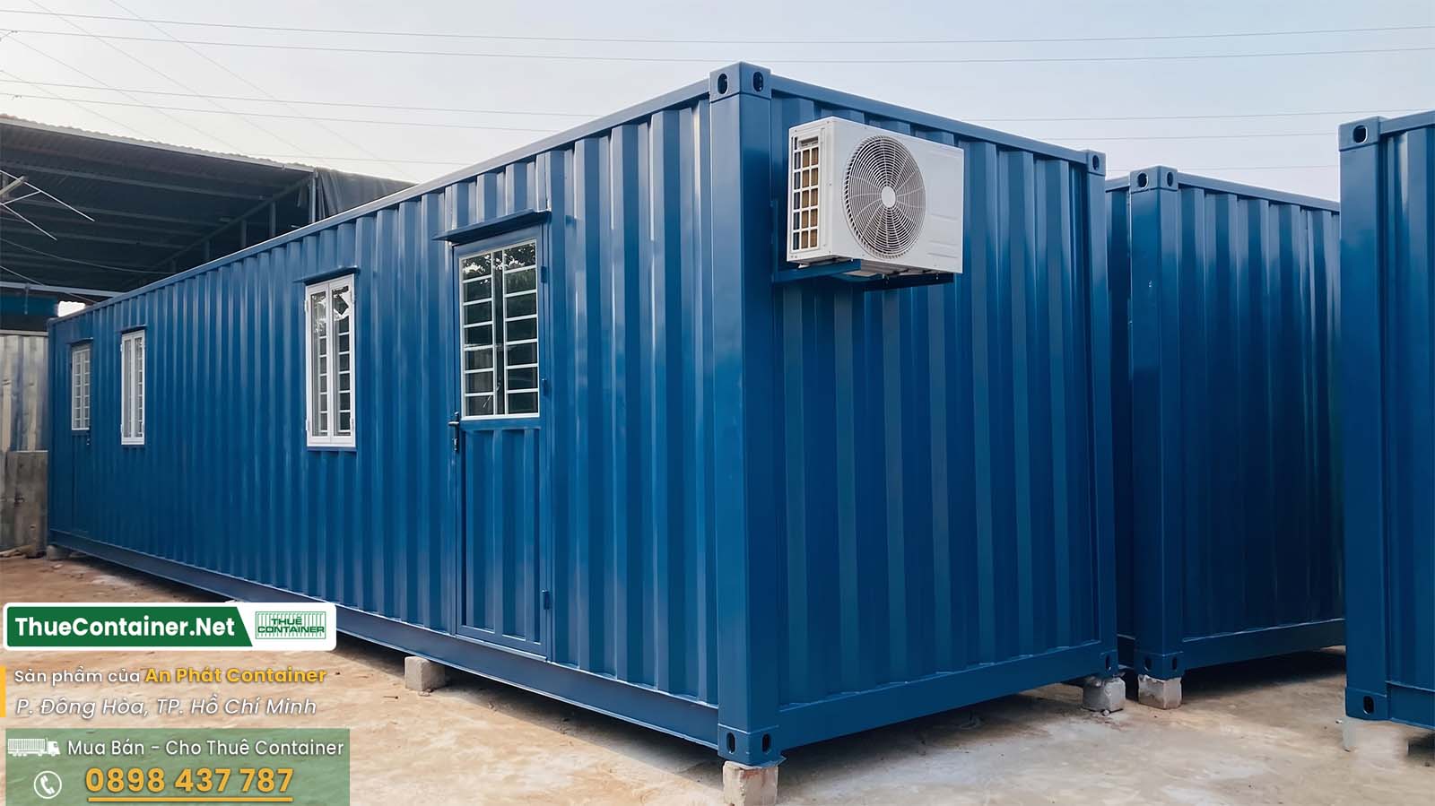 Container 40ft đơn lẻ làm nhà ở cho công nhân