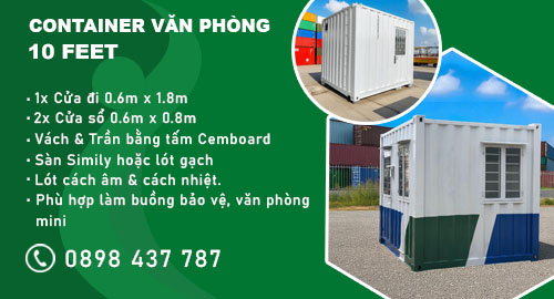 Văn Phòng Container 10 Feet