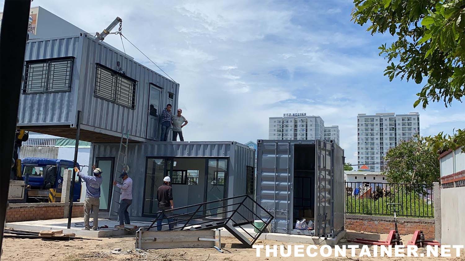 Nhà container 250tr từ 3 container 20ft với nội thất đẹp