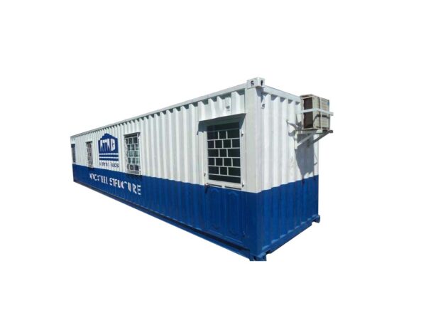 Container văn phòng 40 feet tùy chỉnh màu sơn, logo