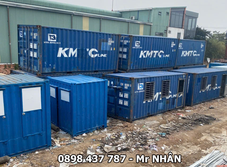 Sẵn hàng nhiều container kho 20 feet chất lượng 98-99%