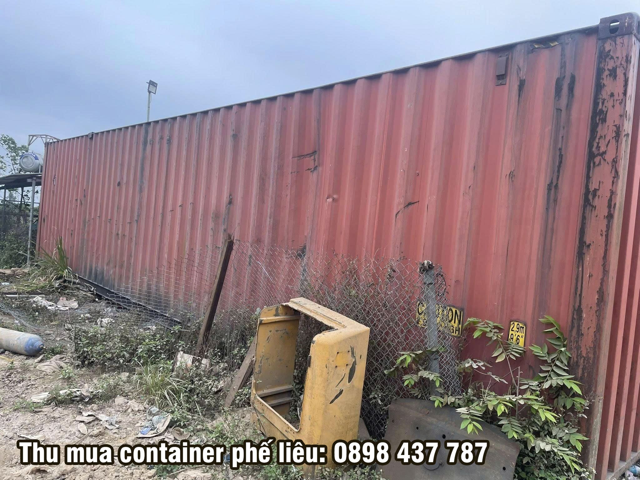 Thu mua container 40ft phế liệu