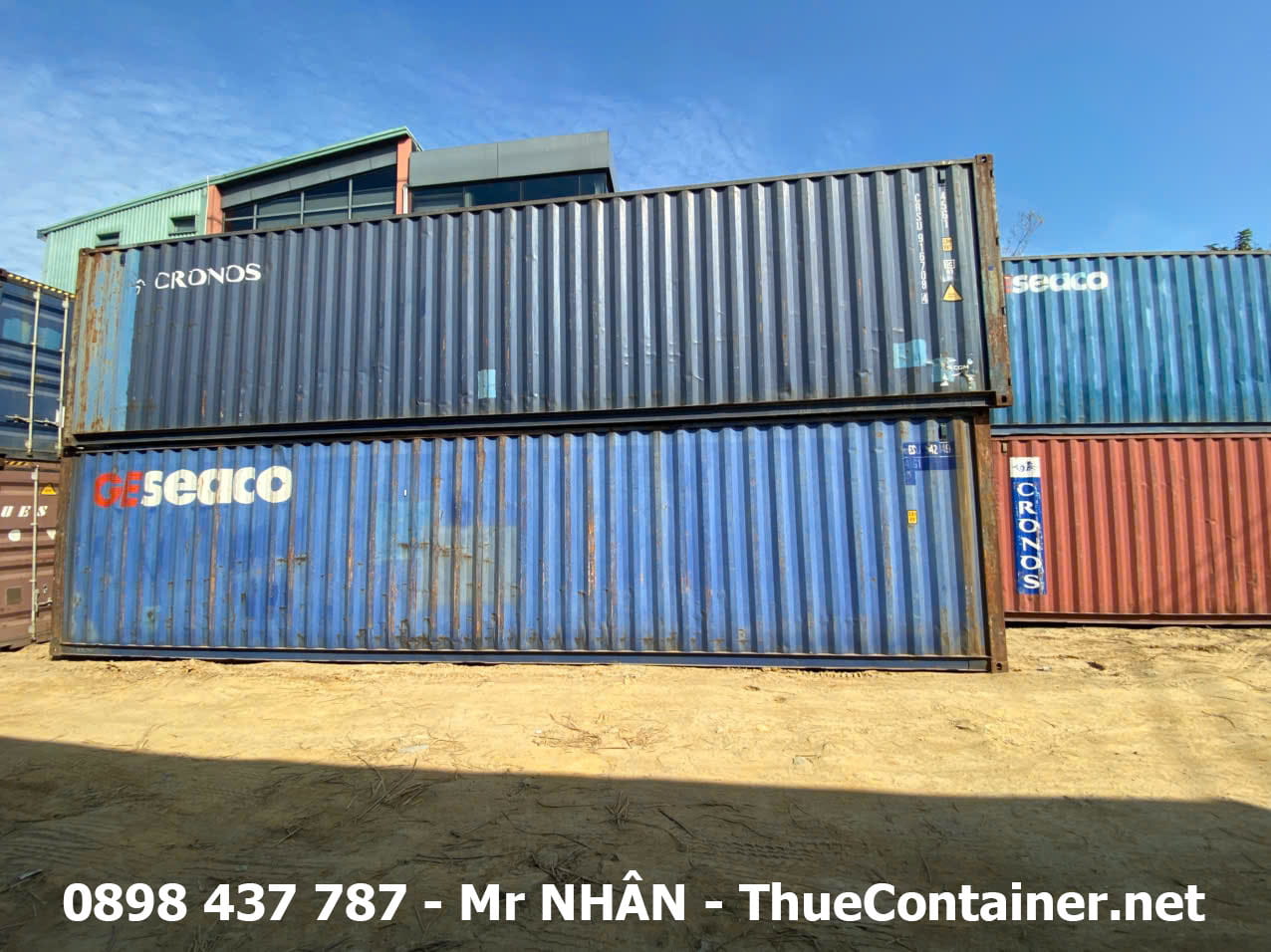 Lô container 40ft cũ tiêu chuẩn CW