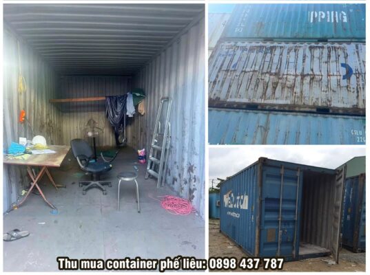 Container 20 feet phế liệu