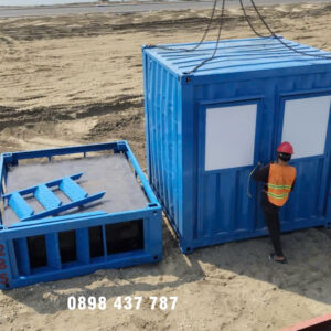 Nhà vệ sinh container 10 feet có bể phốt
