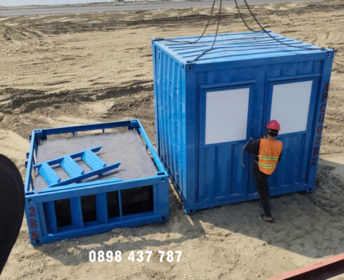 Nhà vệ sinh container 10 feet có bể phốt