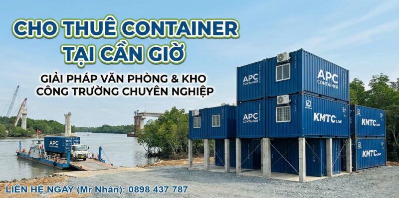 Cho Thuê Container Tại Cần Giờ