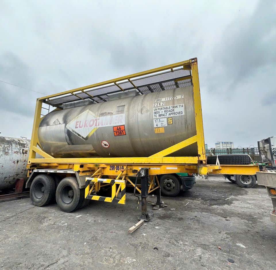 Container bồn chuyên chở chất lỏng