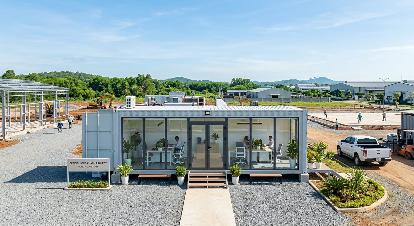 Container văn phòng hiện đại Long Khánh