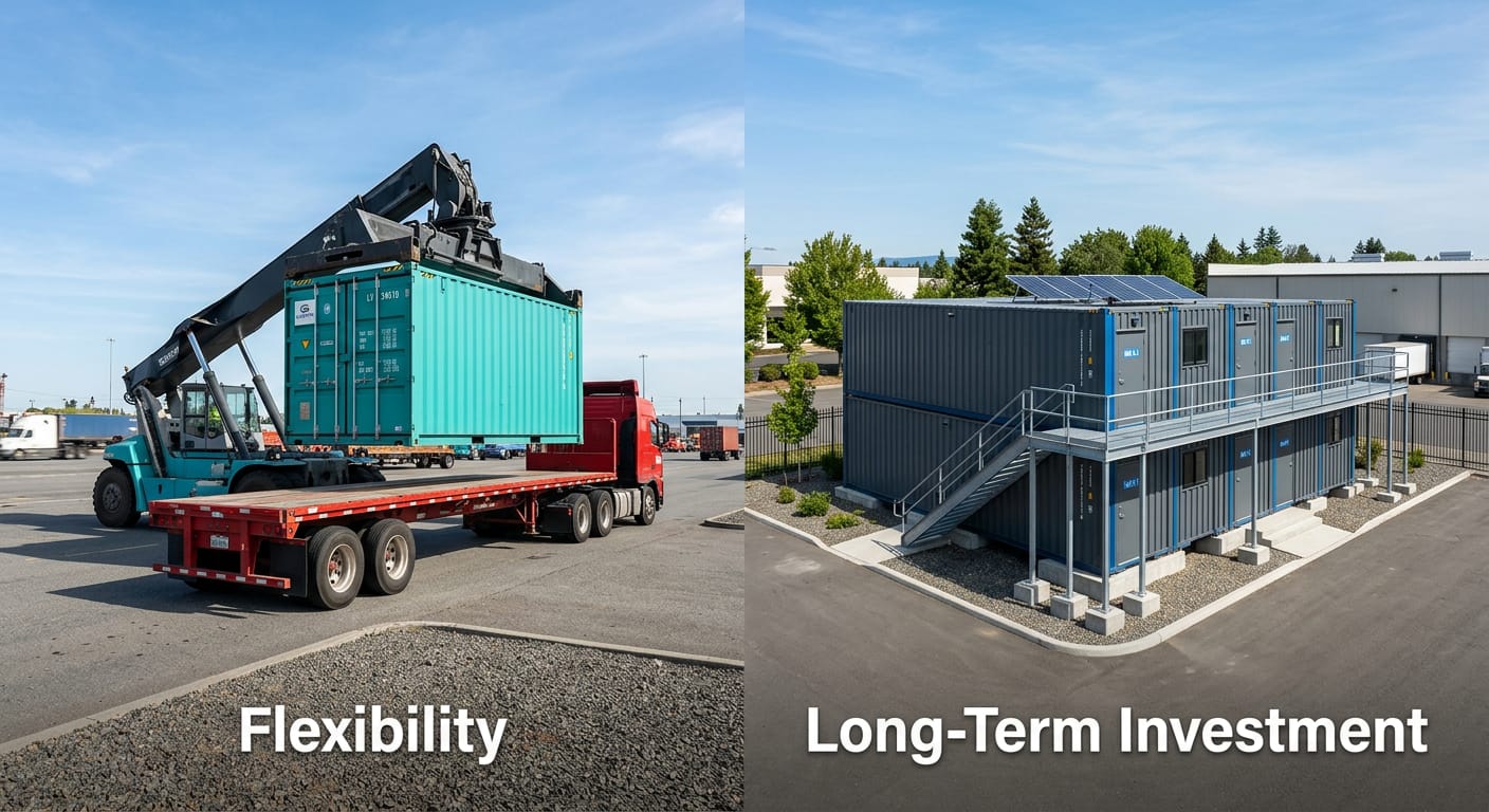 Nên mua hoặc nên thuê container