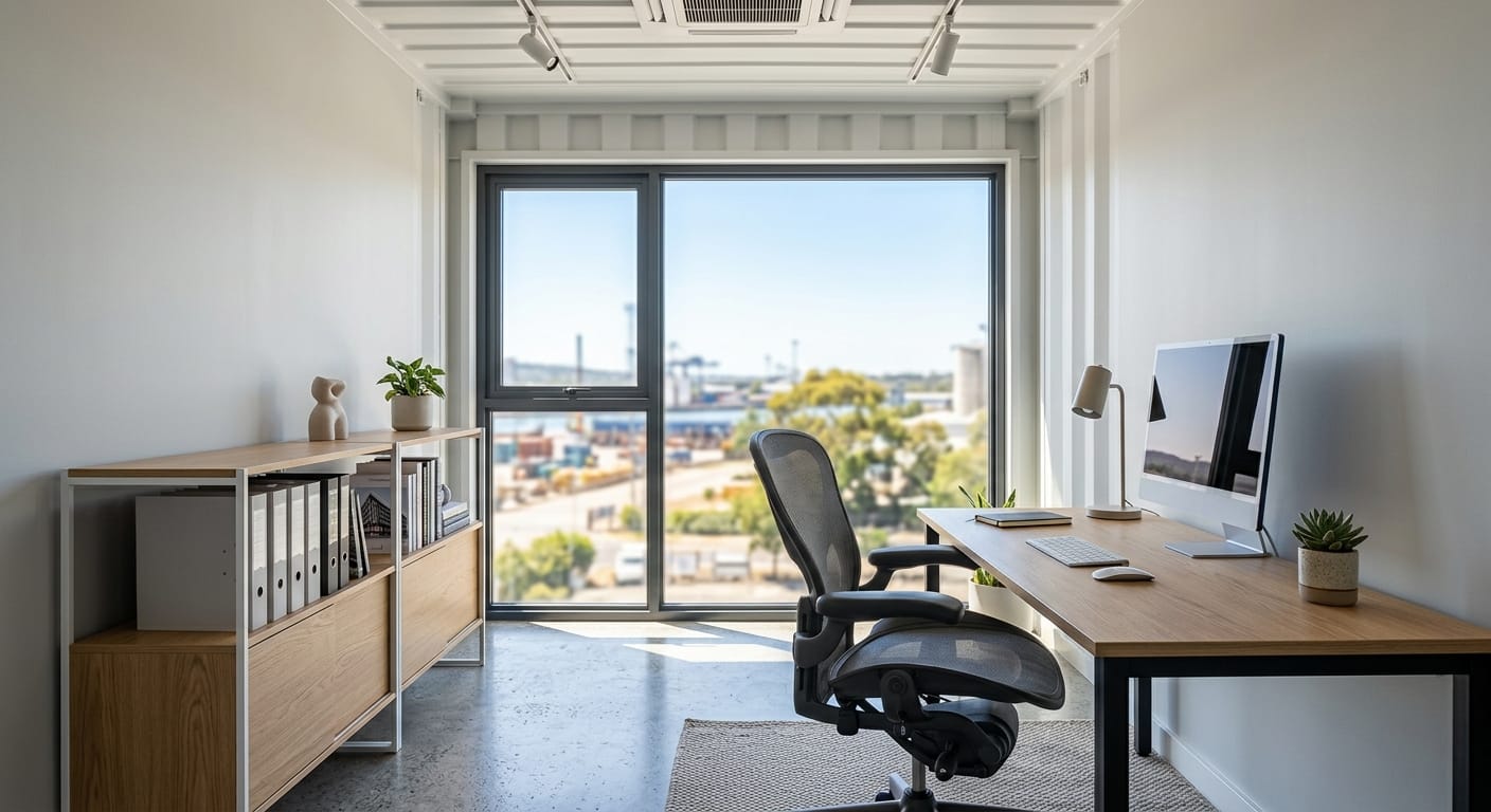 Nội thất container văn phòng cao cấp