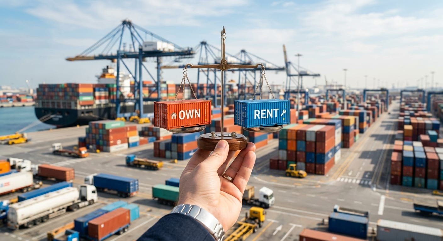 Nên mua hay thuê container?