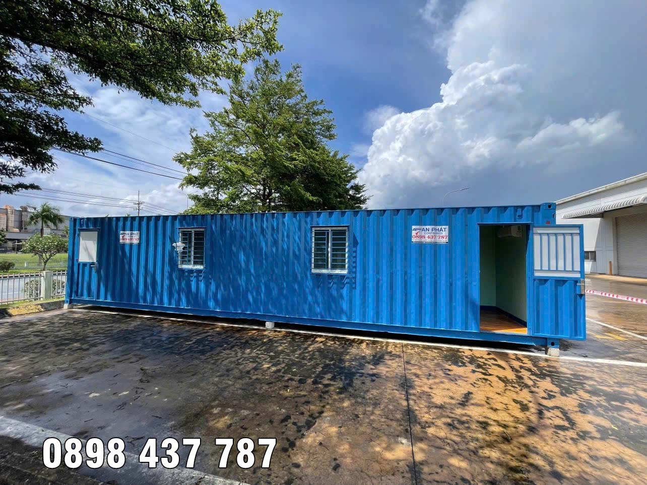 Container văn phòng 40 feet hoán cải từ container 40DC