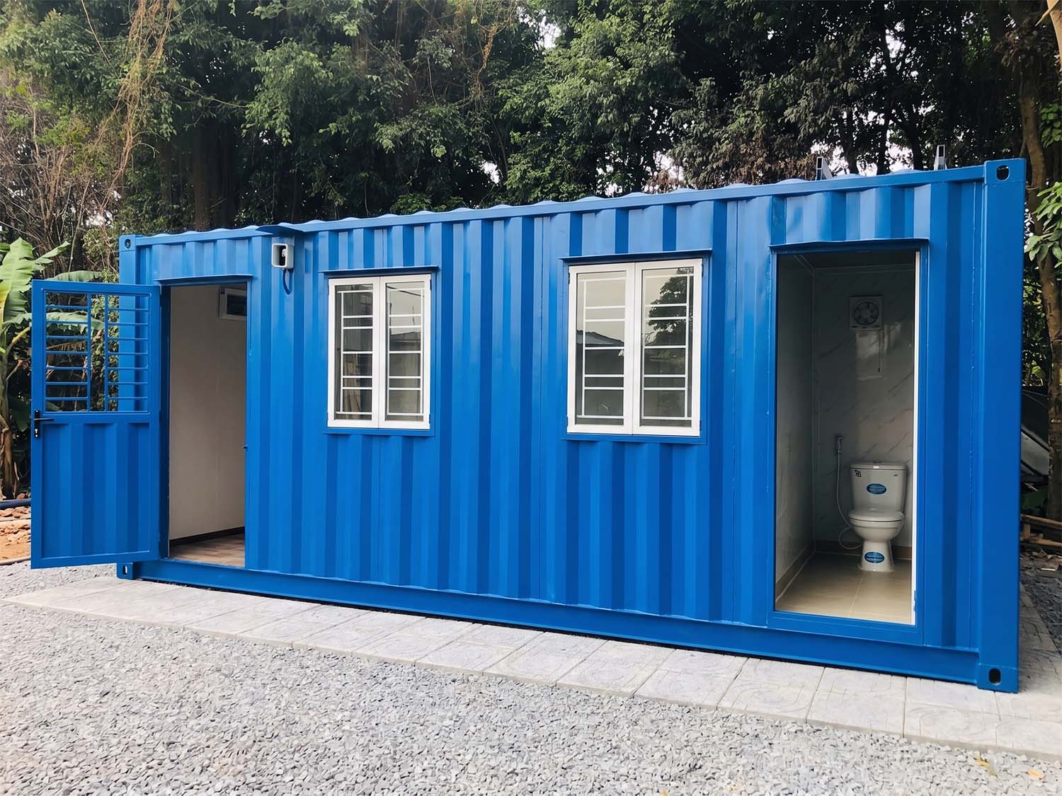Container văn phòng 20ft có Toilet