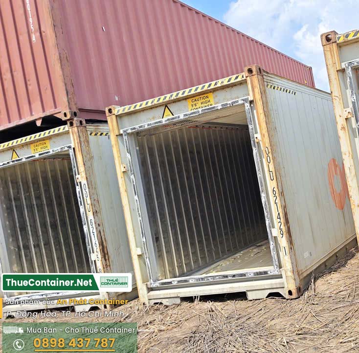 Hoán cải container lạnh 40ft làm container văn phòng